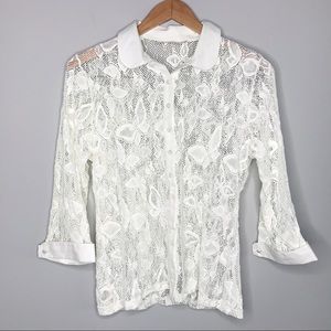 Anne Fontaine Sheer Aymee Shirt